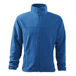 DELUNO Azureblau Herren Outdoor Fleecejacke - 100% Polyester - Neu - Rot Blau Grau Weis (501-3XL-Azureblau) von DELUNO