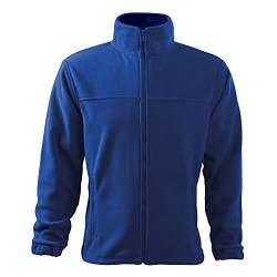 DELUNO Blau Herren Outdoor Fleecejacke - Aussenseite mit Anti-Pilling - Neu - Rot Blau Grau Weis (501-2XL-Königsblau) von DELUNO