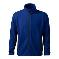 DELUNO Blau Herren Outdoor Fleecejacke - Aussenseite mit Anti-Pilling - Neu - Rot Blau Grau Weis (527-2XL-Königsblau) von DELUNO