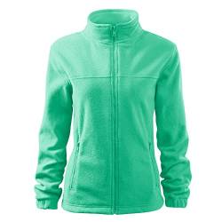 DELUNO Gelb Damen Outdoor Fleecejacke - Aussenseite mit Anti-Pilling - Neu - Rot Blau Grau Weis - XS S M L XL XXL (504-XL-Minze) von DELUNO