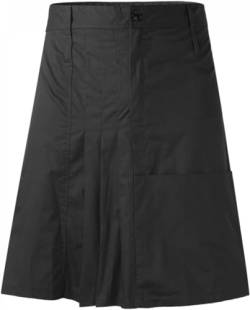 DELURA Schottische Utility-Kilts for Herren, Vintage-Gothic-Faltenröcke, Vintage-Schottische Kendo-Taschen-Schottische Kleidung/260 (Color : Zzz-x13-black, Size : XX-Large) von DELURA