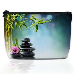 DEMACYA Abstrakte moderne Make-up-Tasche für Geldbörse, wasserdicht, lustig, esoterisches Auge, magische Kosmetiktasche für Damen, Reißverschluss, Reise-Kulturbeutel, Make-up-Tasche, Mädchen, von DEMACYA