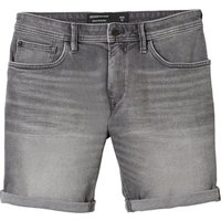 DENIM TOM TAILOR Jeansshorts, Five-Pocket, Gürtelschlaufen, für Herren, grau, XL von DENIM TOM TAILOR