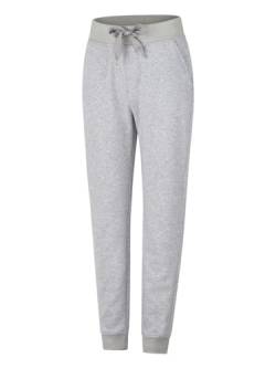 DENIMFY Damen Jogginghose DFLina Slim Fit Fitness Hose Sporthose Trainingshose Jogger Freizeithose Lang Einfarbig Grau XXL, Größe:XXL, Farben:Grey Melange (63004) von DENIMFY