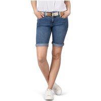 DENIMFY Jeans Shorts Damen mit Gürtel Regular Fit DFLena von DENIMFY