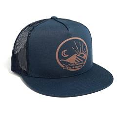 DEPARTED Herren Mesh Trucker Hat mit Print/Motiv - Snapback Cap - No. 115, Coastal Navy von DEPARTED