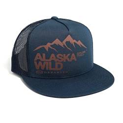 DEPARTED Herren Mesh Trucker Hat mit Print/Motiv - Snapback Cap - No. 117, Coastal Navy von DEPARTED