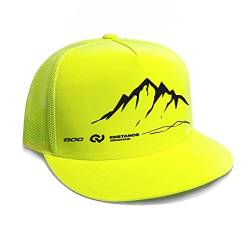 DEPARTED Herren Mesh Trucker Hat mit Print/Motiv - Snapback Cap - No. 119, neon Yellow von DEPARTED