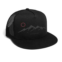 DEPARTED Herren Mesh Trucker Hat mit Print/Motiv - Snapback Cap - No. 141, Black von DEPARTED