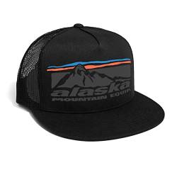 DEPARTED Herren Mesh Trucker Hat mit Print/Motiv - Snapback Cap - No. 183, Black von DEPARTED