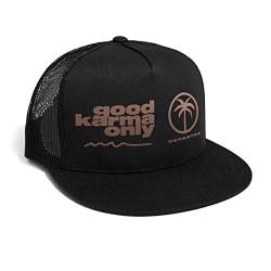 DEPARTED Herren Mesh Trucker Hat mit Print/Motiv - Snapback Cap - No. 227, Black von DEPARTED