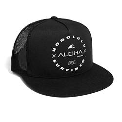 DEPARTED Herren Mesh Trucker Hat mit Print/Motiv - Snapback Cap - No. 238, Black von DEPARTED