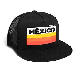 DEPARTED Herren Mesh Trucker Hat mit Print/Motiv - Snapback Cap - No. 243, Black von DEPARTED