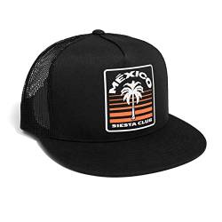 DEPARTED Herren Mesh Trucker Hat mit Print/Motiv - Snapback Cap - No. 247, Black von DEPARTED
