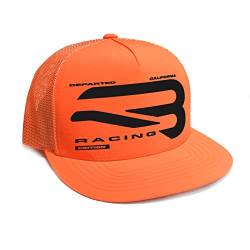 DEPARTED Herren Mesh Trucker Hat mit Print/Motiv - Snapback Cap - No. 282, neon orange von DEPARTED