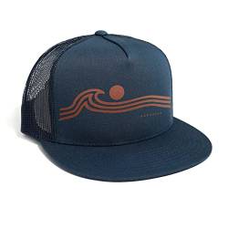 DEPARTED Herren Mesh Trucker Hat mit Print/Motiv - Snapback Cap - No. 286, Coastal Navy von DEPARTED