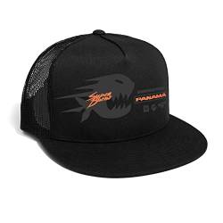 DEPARTED Herren Mesh Trucker Hat mit Print/Motiv - Snapback Cap - No. 344, Black von DEPARTED