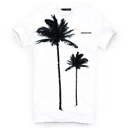 DEPARTED Herren T-Shirt mit Print/Motiv 4609 - New fit Größe L, White von DEPARTED