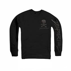 DEPARTED Longsleeve Herren Langarmshirt mit Print/Motiv 7217 - New fit Größe L, Black von DEPARTED