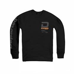 DEPARTED Longsleeve Herren Langarmshirt mit Print/Motiv 7269 - New fit Größe L, Black von DEPARTED