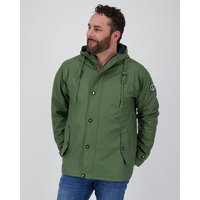 DEPROC Active Regenjacke Friesennerz ANKERGLUT #ankerglutreise MEN FLEECE auch in Großen Größen erhältlich, mit Kapuze und verschweißten Nähten von DEPROC Active