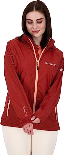 Deproc Active Leichte Damen Regenjacke mit Kapuze Wasserdicht Wetterfest Windbreaker Übergangsjacke ROBSON WOMEN von DEPROC-Active