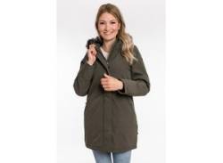 Parka DEPROC ACTIVE "DIAMOND PEAK Women" Gr. 44 (L), grau (stone) Damen Jacken Parka Übergangsjacke Parkas von DEPROC Active