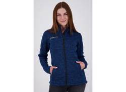 Strickfleecejacke DEPROC ACTIVE "ELKFORD WOMEN" Gr. 36/38 (M), blau Damen Jacken Fleecejacke Outdoorbekleidung Sportbekleidung Übergangsjacke Übergangsjacken von DEPROC Active