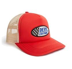 Deus Flags Trucker Cap - Red von DEUS ex Machina