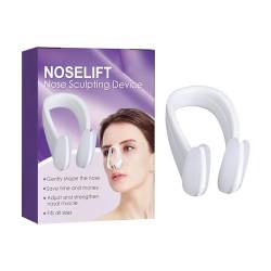 NosaNova Nose Sculpting Device, Nose Shaper Up Lifting Clip, Soft Silicone Nose Bridge Straightener Corrector, Beauty Nose Slimmer Device (2pcs) von DEYROS