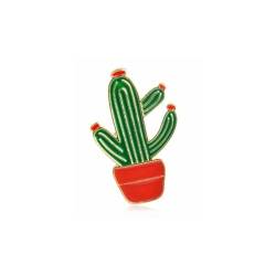 Regenbogen-Emaille-Anstecknadel, Anstecknadel, Obst- und Lebensmittelmischung, Anstecknadel, Rucksack, niedliches Anstecker-Geschenk for Freunde (Color : Cactus) von DFJOENVLDKHFE