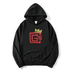 DGSGSWTT CG5 Lonely King Merch Hoodie Unisex Fashion Hooded Sweatshirt Kleidung, Schwarz , M von DGSGSWTT