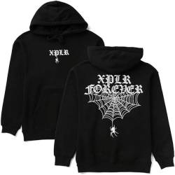 DGSGSWTT XPLR Sam Colby Hell Week Spider Halloween Unisex Hoodie Bedruckter Pullover Tasche Kordelzug Top, Schwarz , M von DGSGSWTT