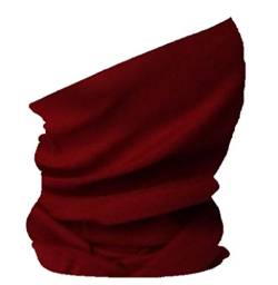 Multifunktionstuch Schlauchtuch Halstuch Loop Schal Motorrad Loop Bandana ledermodefashion (Bordeaux) von DHOBIA