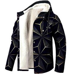 DHYUEN Softshelljacke Herren Mit Kapuze Regenjacke Herren Faltbar Graphic Leichte Regenjacke Outdoorjacke Herren Wasserdicht Atmungsaktiv Leichte Regenjacke Herren 4xl Warmer Arbeitsjacke(1-Gold,XL) von DHYUEN