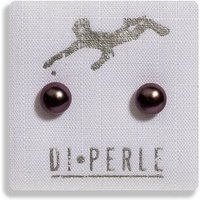 DI PERLE Paar Ohrstecker Damen Perlenschmuck 925 Silber Süsswasser Perlen Ohrstecker, Damen Perlenschmuck von DI PERLE