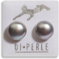 DI PERLE Paar Ohrstecker Damen Perlenschmuck 925 Silber Süsswasser Perlen Ohrstecker, Damen Perlenschmuck von DI PERLE