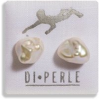 DI PERLE Paar Ohrstecker Damen Perlenschmuck 925 Silber Süsswasser Perlen Ohrstecker, Damen Perlenschmuck von DI PERLE