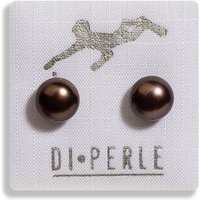 DI PERLE Paar Ohrstecker Damen Perlenschmuck 925 Silber Süsswasser Perlen Ohrstecker, Damen Perlenschmuck von DI PERLE