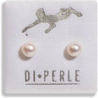 DI PERLE Paar Ohrstecker Damen Perlenschmuck 925 Silber Süsswasser Perlen Ohrstecker, Damen Perlenschmuck von DI PERLE