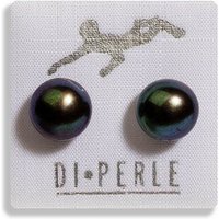 DI PERLE Paar Ohrstecker Damen Perlenschmuck 925 Silber Süsswasser Perlen Ohrstecker, Damen Perlenschmuck von DI PERLE