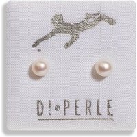 DI PERLE Paar Ohrstecker Damen Perlenschmuck 925 Silber Süsswasser Perlen Ohrstecker, Damen Perlenschmuck von DI PERLE