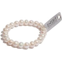 DI PERLE Perlenarmband Damen Perlenschmuck Süsswasser Perlen Armband (19 cm), Damen Perlenschmuck von DI PERLE