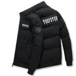 DIALFA Trapstar Young Teenager Winter Jacket, Trapstar cotton jackets for men, Warm, Lightweight, Transition Jacket, Snow Cotton Jackets, Y2K Hip Hop Streetwear,Trapstar junge teenager von DIALFA