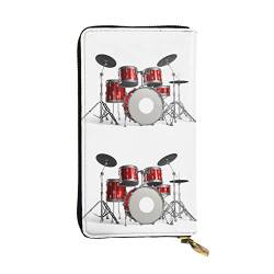 Cool Drum Set Damen Europäische Brieftasche kann 12 Karten halten Reisepass Brieftasche, Familie Reisepass Ordner Modern/Fit von DICAPO