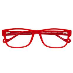 DIDINSKY Blaulichtfilter Brille für Damen und Herren. Blaufilter Brille mit stärke oder ohne sehstärke für Gaming oder Pc. Acetate Tempel und Blendschutzgläser. Cherry +1.0 – DIHIDDEN von DIDINSKY