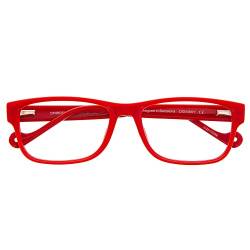 DIDINSKY Blaulichtfilter Brille für Damen und Herren. Blaufilter Brille mit stärke oder ohne sehstärke für Gaming oder Pc. Acetate Tempel und Blendschutzgläser. Cherry +2.5 – DIHIDDEN von DIDINSKY