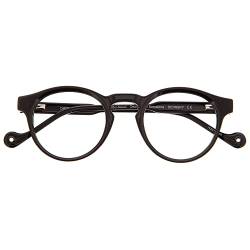 DIDINSKY Blaulichtfilter Brille für Damen und Herren. Blaufilter Brille mit stärke oder ohne sehstärke für Gaming oder Pc. Acetate Tempel und Blendschutzgläser. Graphite +1.0 – DIPITTI von DIDINSKY