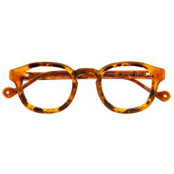 DIDINSKY Blaulichtfilter Brille für Damen und Herren. Blaufilter Brille mit stärke oder ohne sehstärke für Gaming oder Pc. Acetate Tempel und Blendschutzgläser. Havana +1.0 – DINATIONAL von DIDINSKY