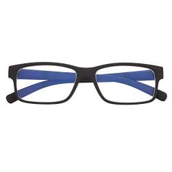 DIDINSKY Blaulichtfilter Brille für Damen und Herren. Blaufilter Brille mit stärke oder ohne sehstärke für Gaming oder Pc. Blendschutzgläser. Graphite +3.0 – THYSSEN von DIDINSKY